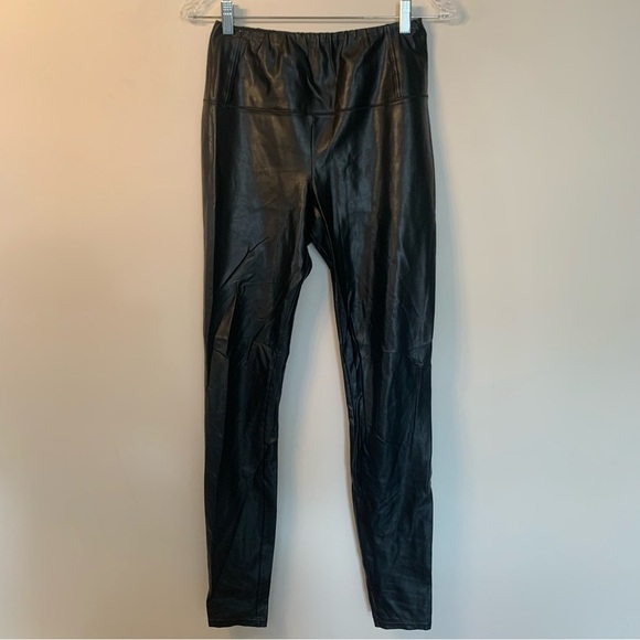 Wilfred Free daria pant High-waisted Vegan Leather leggings M - Picture 2 of 9